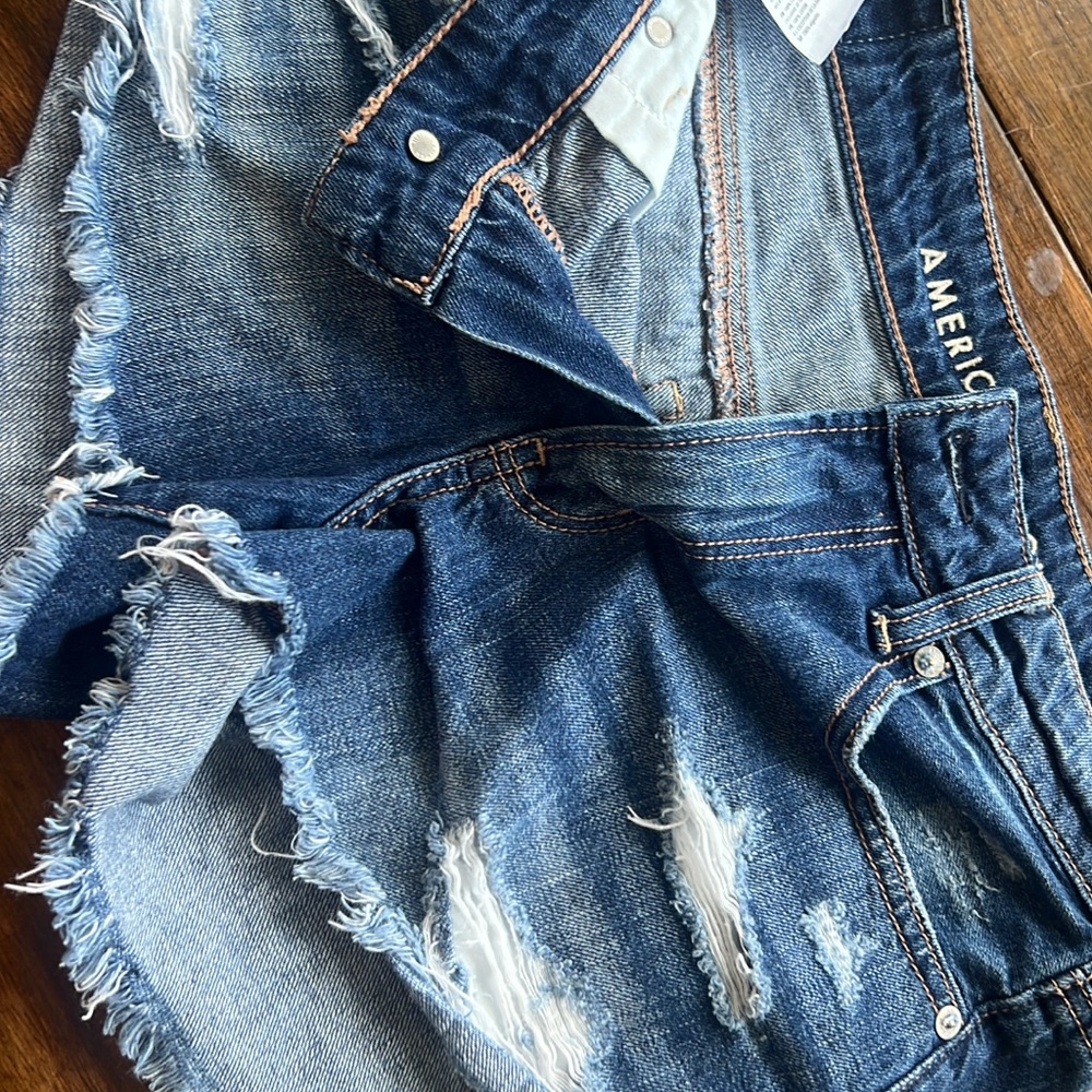 American Eagle Distressed Denim Shorts